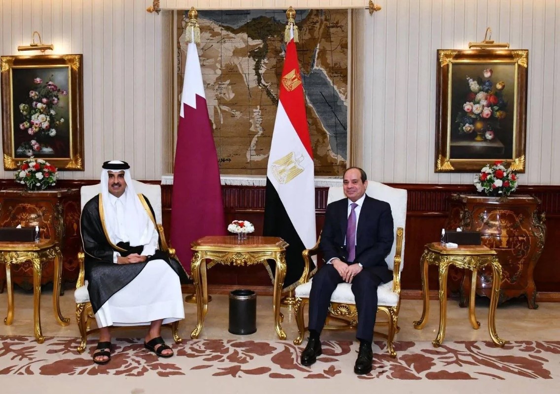 التحركات الدبلوماسية بين مصر وقطر بشأن حرب غزة